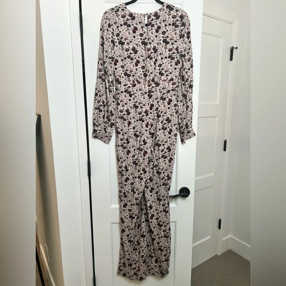 Free People ‘Some Like It Hot’ Floral Long Sleeve Wide Leg Jumpsuit (4)